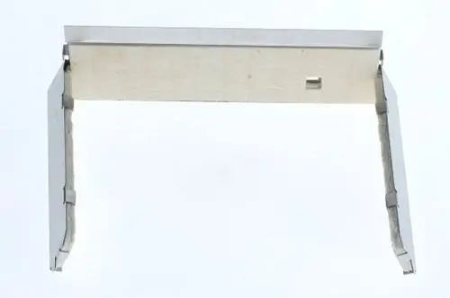 BOSCH Rahmen für eine Unterdruckkammer, bestehend aus Metall und Pappe, mit zwei seitlichen Halteklammern für eine stabile Montage.